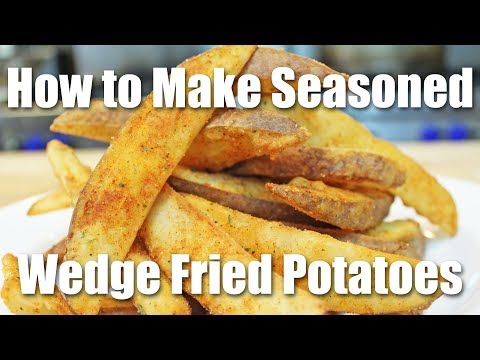 How to Make Seasoned Wedge Potatoes (Steak Fries / Jojo Potatoes)