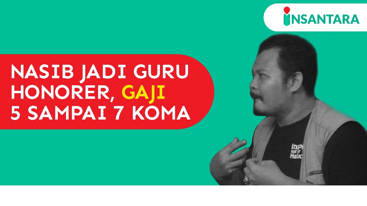Nasib Jadi Guru Honorer, Gaji 5 Sampai 7 Koma