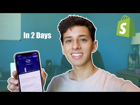 EXACTLY How I Made $2,650 In 2 Days - Shopify Dropshipping