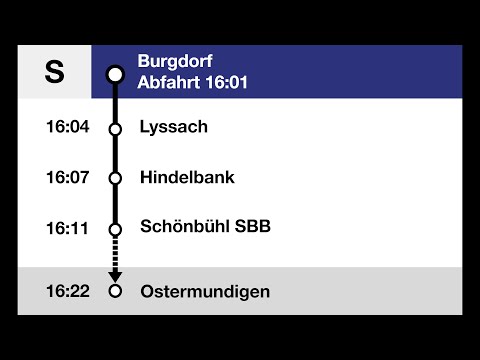 BLS Ansagen » S-Bahn Burgdorf — Ostermundigen (Pop-up-Zug) (2022) | SLBahnen