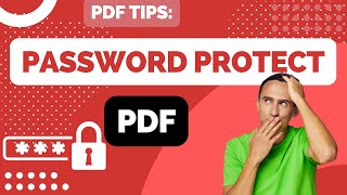 How to Password Protect a PDF