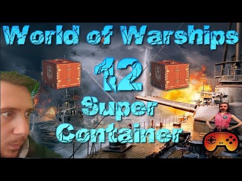 Wir öffnen 12 SuperContainer in World of Warships !!!!