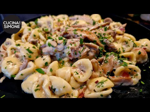 Orecchiette Funghi e Gorgonzola - Facili Veloci e Buonissime