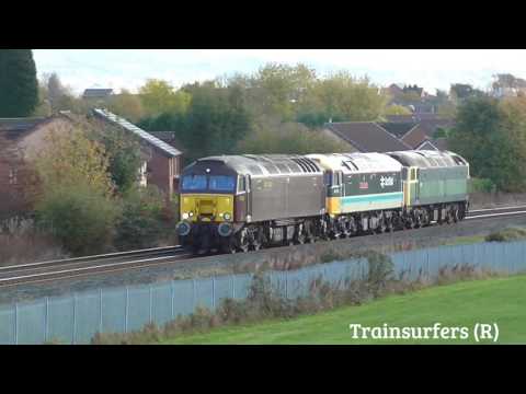 WC Class 57 No. 57313 + Class 47 No. 47712 + Class 47 No. 47192 on 0Z47 on 04.11.16 - HD
