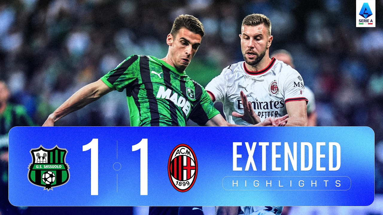 MAXI SINTESI SASSUOLO-MILAN 1-1 | EXTENDED HIGHLIGHTS | SERIE A ENILIVE 2026/27