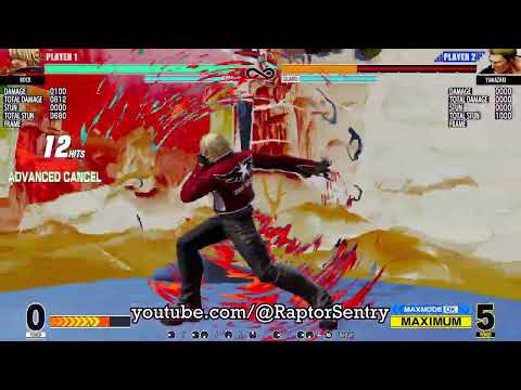 KOF XV Rock Howard 777 Dmg Corner Combo (No Blue Raw Max)