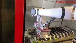 EOAT pneumatic magnetic grippers for screws handling-MAGTWINS Magnetics