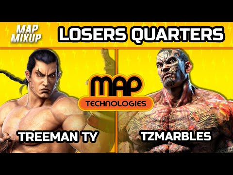 MAP Mixup 2 Tekken Losers Quarters - Treeman Ty (Feng) Vs. TzMarbles (Fahkumram) Tekken 7