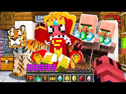 FAKİR 1 GÜNLÜĞÜNE SÜPER KRAL OLDU 👑 - Minecraft