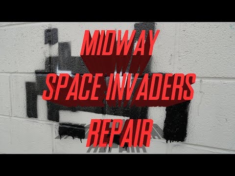 Original Space Invaders Arcade Board Repair and Refurbishment
