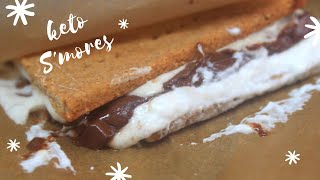 Keto S&#39;mores + Graham Crackers | #KETO | #LCHF | #SUGARFREE | #GRAINFREE