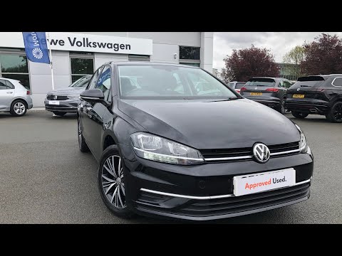 Approved Used Volkswagen Golf SE Nav 1.0TSI in Deep Black - GD18NDL