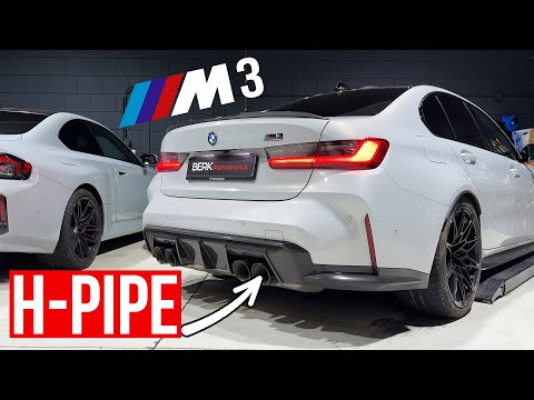 🔥BMW M3 G80 vs M2 G87 | Sound 🎧 H-Pipe vs X-Pipe OPF-Delete Exhaust System