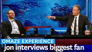 Jon Stewart Interviews Omaze Contest Winner on The Daily Show