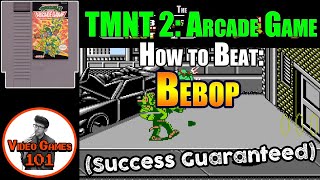 TMNT 2 NES | How to Beat Bebop | Video Games 101