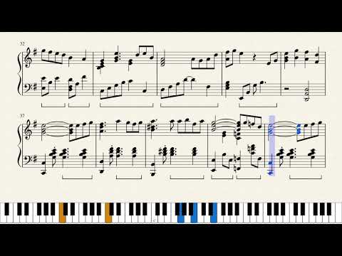 Xenoblade Chronicles 2 Torna - Auresco, Royal Capital/Night ~ piano cover