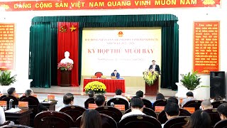 Ngày làm việc thứ 2 và bế mạc Kỳ họp thứ 17, HĐND thành phố Tam Điệp khóa IX, nhiệm kỳ 2021- 2026