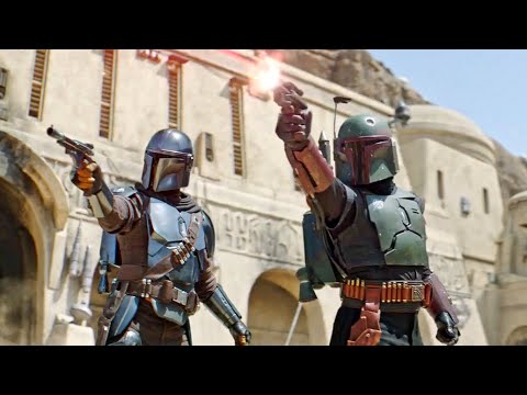 Mando and Boba Fett Team up to Fight