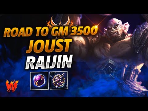 RAIJIN, ESTO ESTA BROKEN - Warchi - Smite Joust Road to GM 3500