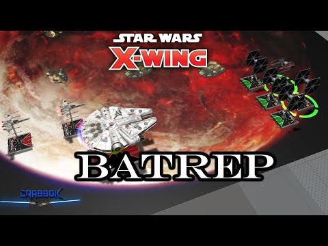 X-Wing Legacy Fly Casual Battle Report - TIE Swarm vs Han Shoots First