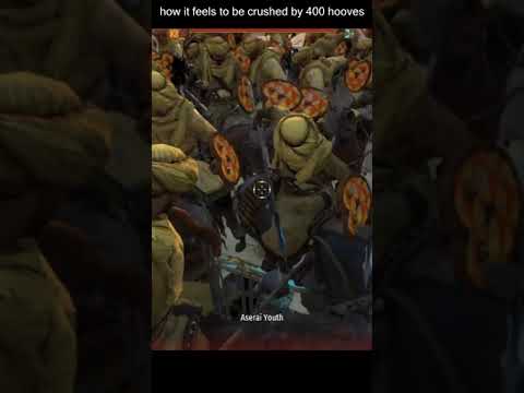 How it feels to be crushed by 400 hooves