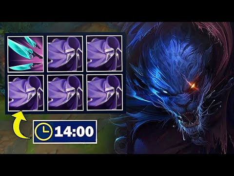 rengar but i have navori and 5 cloaks at 14 minutes and spam my abilities like urf early game