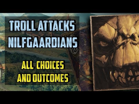 Troll Attack all choices - Thronebreaker the Witcher Tales - (Some Trolls Have All the Luck)