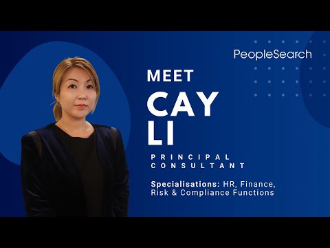 Meet Our Consultant | Cay LI from PeopleSearch Hong Kong