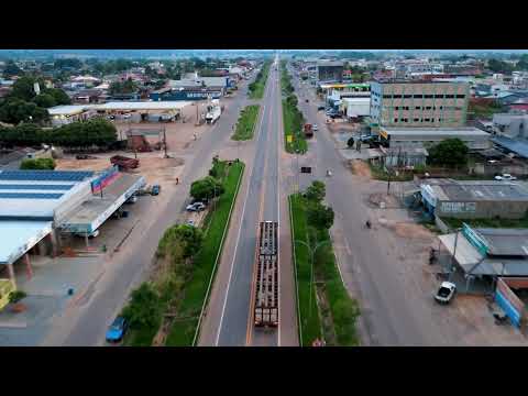 Presidente Médici - RO Vista do Céu 🛩️ | Um Sobrevoo Incrível pela BR em Rondônia [Drone 4K]