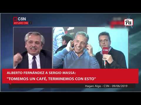Alberto Fernández a Massa: "Volvé a Buenos Aires, tomemos un café y terminemos con esto&rdquo;