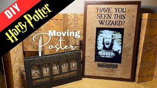 ⚡️Harry Potter DIY: Sirius Black Moving Wanted Poster! - Have You Seen This Wizard