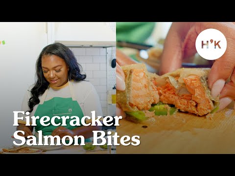 TikTok Firecracker Salmon Bites with Gingery Miso Sauce | MUST TRY RECIPE