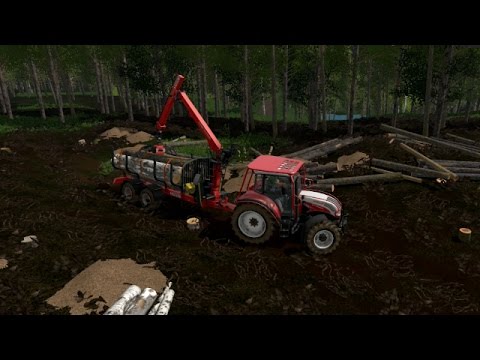 Farming simulator 17 - Emerald Valley Logging | Cutting and loading timber #1