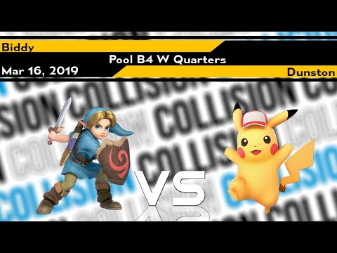 Collision 2019 - Biddy (Young Link) vs Dunston (Pikachu) - Pool B5 WR2