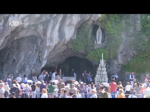 Chapelet du 18 mai 2025 à Lourdes