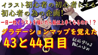一日一枚イラストを描いたら絵は上手くなるのか！？43と44日目メディア