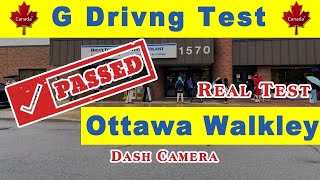 October 2023 Ottawa Walkley G Road Test + Guide + Examiner | PASSED | FULL Dash Cam Video | Canada