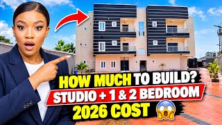 HOW MUCH TO BUILD THIS APARTMENT IN LAGOS? 😱 | Studio + 1 & 2 Bedroom Cost 2026