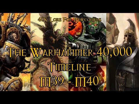 40K Lore For Newcomers - The Warhammer 40,000 Timeline: M39 - M40 - 40K Theories