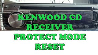 Kenwood protect mode reset | Kenwood cd receiver |KDC MP 5043U