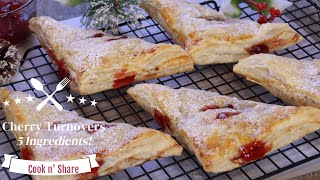 Fast and Easy Cherry Turnovers