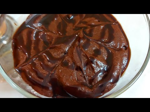 Chocolate Mousse/Quick and easy/2 ingredients chocolate mousse/ No Egg No gelatin