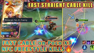 Download lagu FAST CABLE FANNY MONTAGE!! FREESTYLE KILL & STRAIGHT CABLE KILL🔥 ON POCO X3 NFC // MLBB mp3