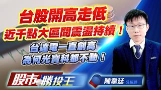 台股開高走低近千點大區間震盪持續 ! 台達電一直創高為何光寶科都不動 !   #台積電 #0052 #台達電 #光寶科 #聯電 (圖)