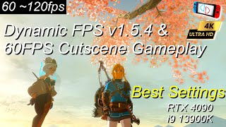 Yuzu EA 3708 | The Legend of Zelda Tears of the Kingdom Dynamic FPS v1.5.4 & 60FPS Cutscene Fix
