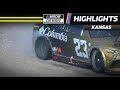 Bubba Wallace hits the wall while running second at Kansas | NASCAR