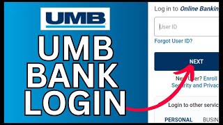How to Login UMB Bank Account 2024