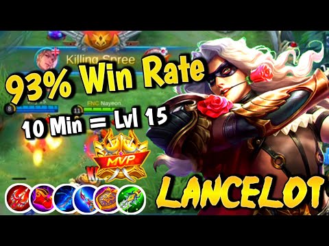 93% WIN RATE LANCELOT PERFECT GAMEPLAY - TOP GLOBAL Nayeon MLBB