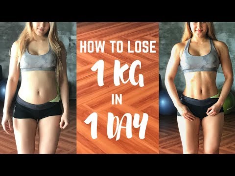 HOW TO LOSE 1 KG IN 1 DAY