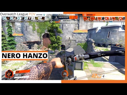 NERO HANZO POV | Shock vs Spitfire - Summer Showdown | OWL Season 2021 Week 11